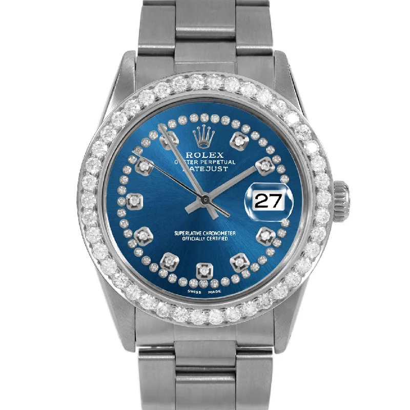 Rolex Datejust 36mm | 16014-BLU-STRD-25CT-OYS