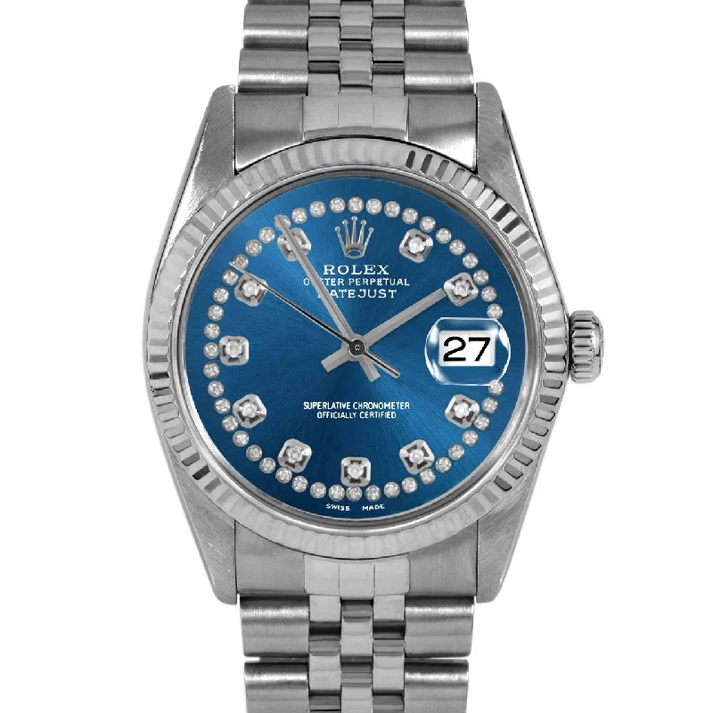 Rolex Datejust 36mm | 16014-BLU-STRD-FLT-JBL