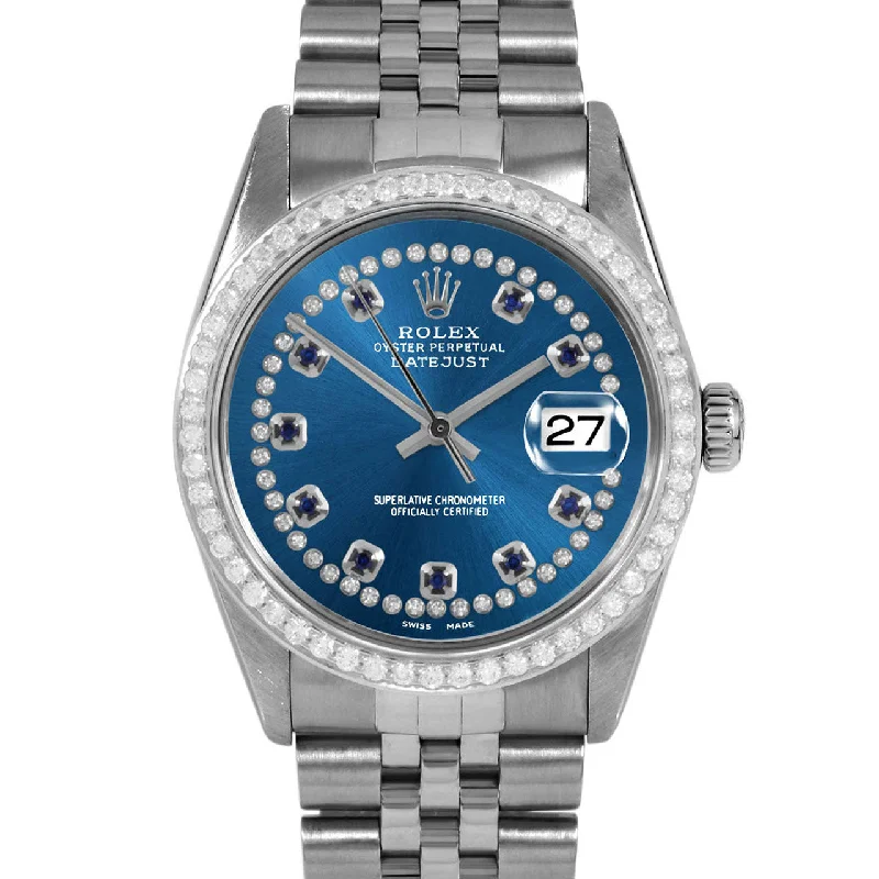 Rolex Datejust 36mm | 16014-BLU-STRS-BDS-JBL