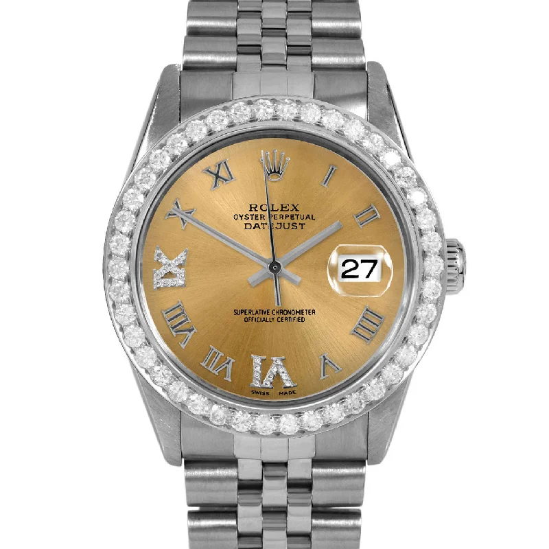 Rolex Datejust 36mm | 16014-CHM-RDR69-25CT-JBL