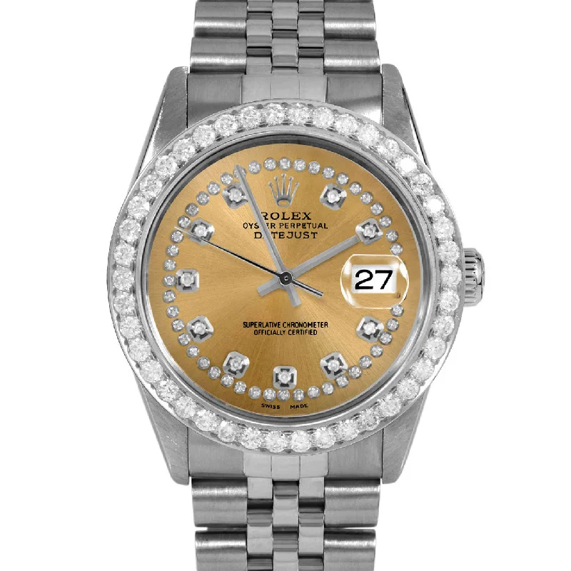 Rolex Datejust 36mm | 16014-CHM-STRD-25CT-JBL