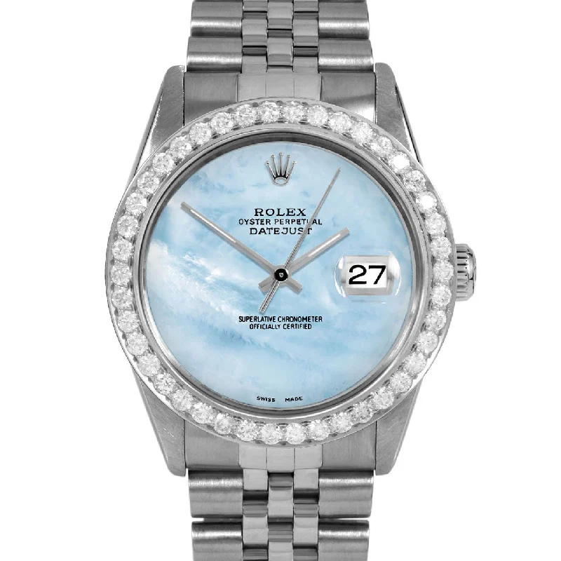 Rolex Datejust 36mm | 16014-LBMOP-NOHM-25CT-JBL