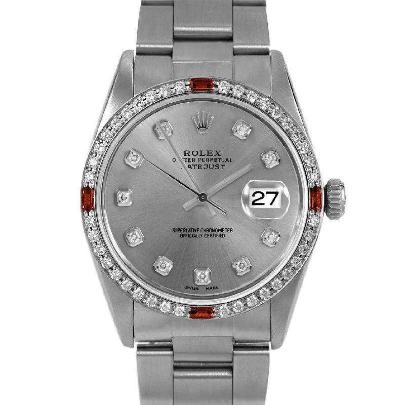 Rolex Datejust 36mm | 16014-SLT-DIA-AM-4RBY-OYS