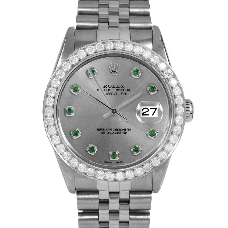 Rolex Datejust 36mm | 16014-SLT-EMD-AM-25CT-JBL