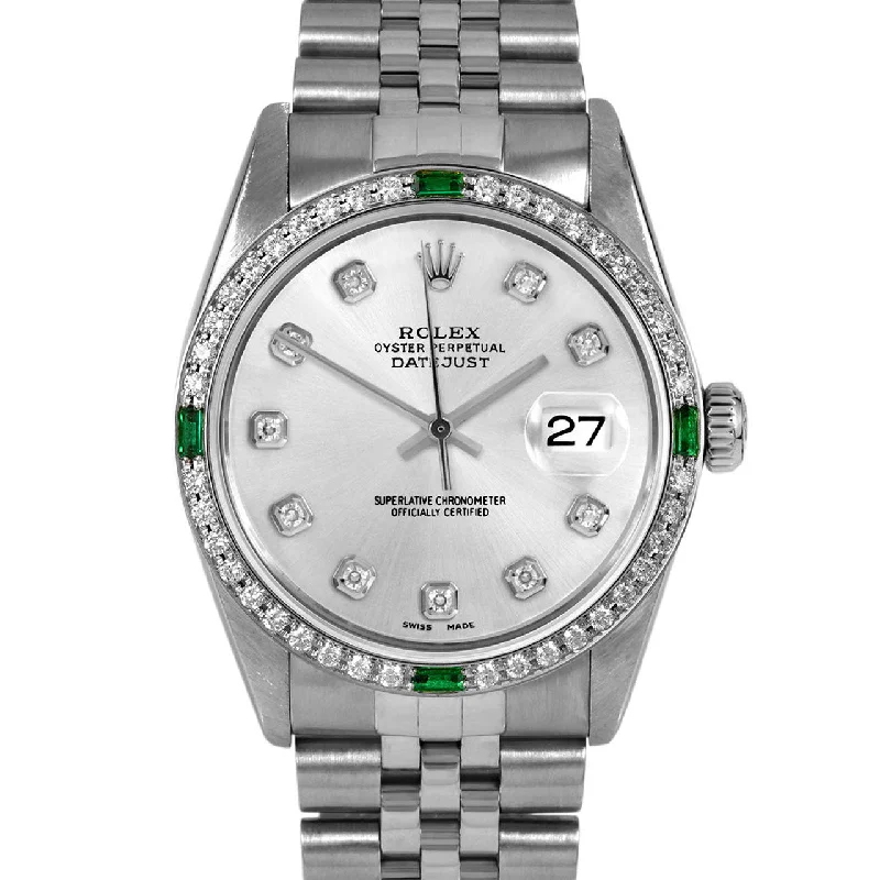 Rolex Datejust 36mm | 16014-SLV-DIA-AM-4EMD-JBL