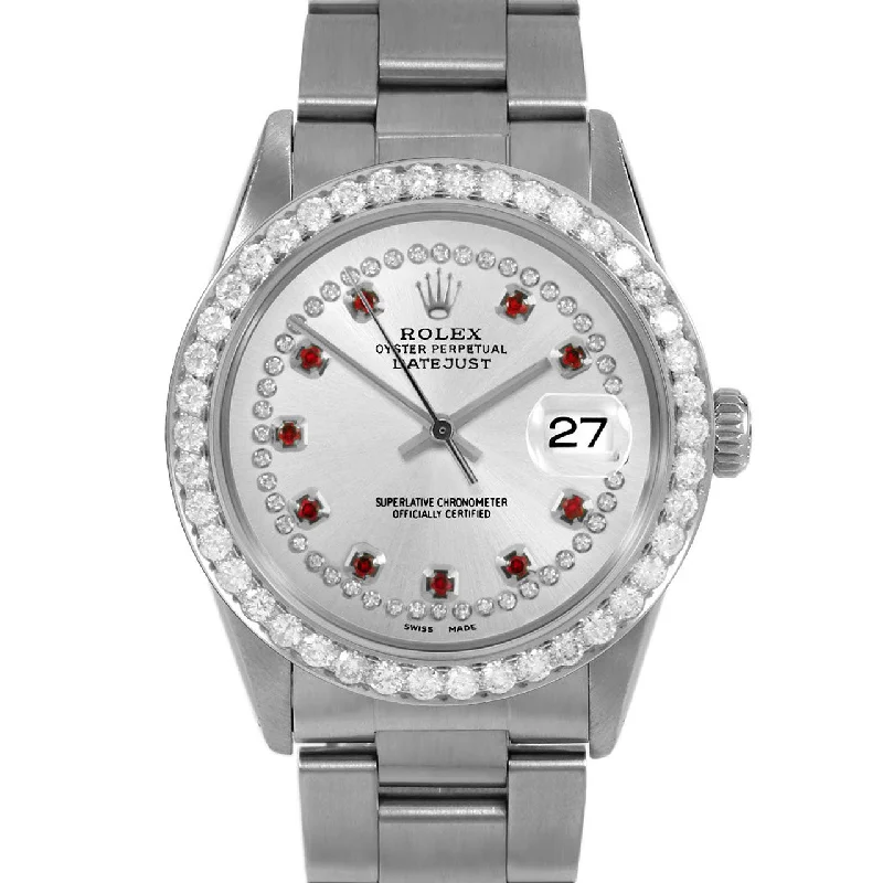 Rolex Datejust 36mm | 16014-SLV-STRR-25CT-OYS