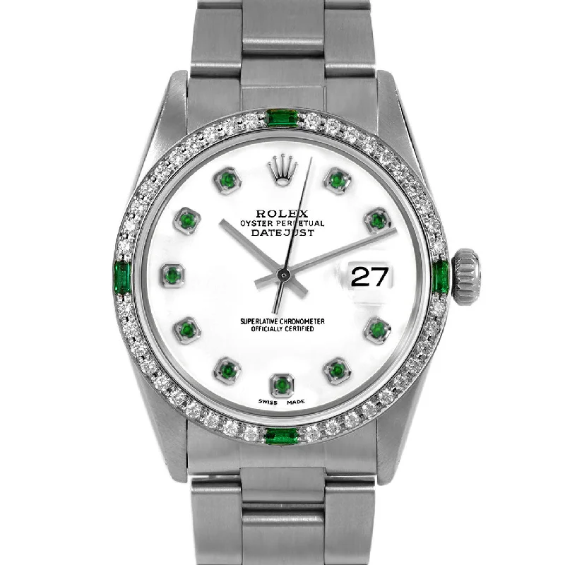 Rolex Datejust 36mm | 16014-WHT-EMD-AM-4EMD-OYS