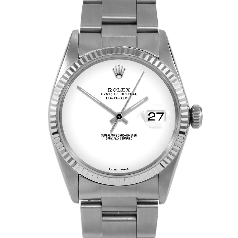 Rolex Datejust 36mm | 16014-WHT-NOHM-FLT-OYS