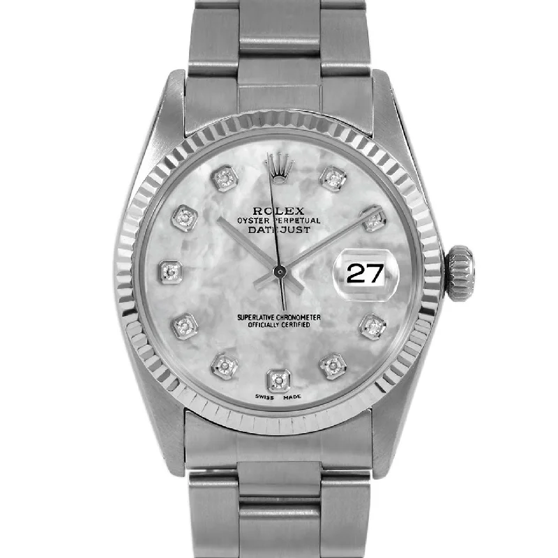 Rolex Datejust 36mm | 16014-WMOP-DIA-AM-FLT-OYS