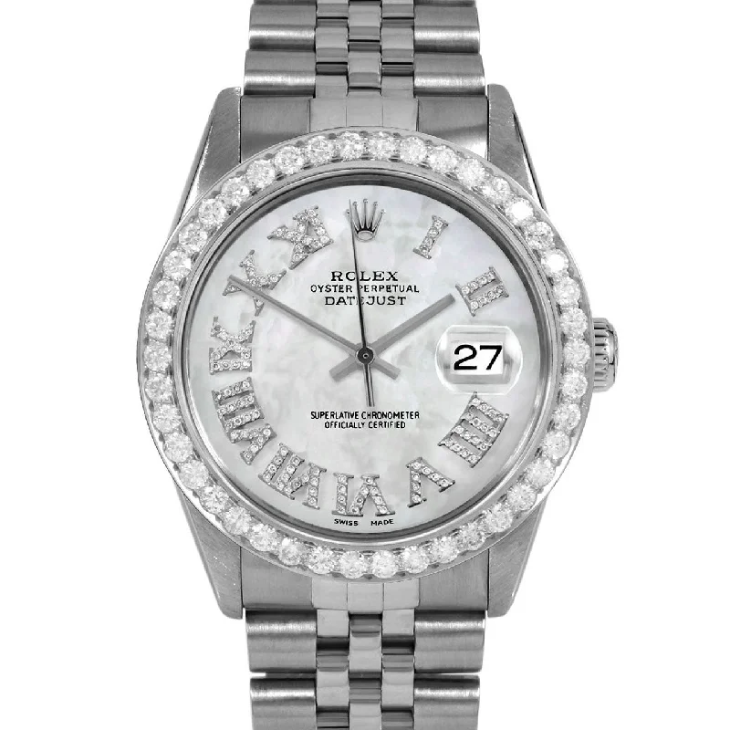 Rolex Datejust 36mm | 16014-WMOP-FDR-25CT-JBL