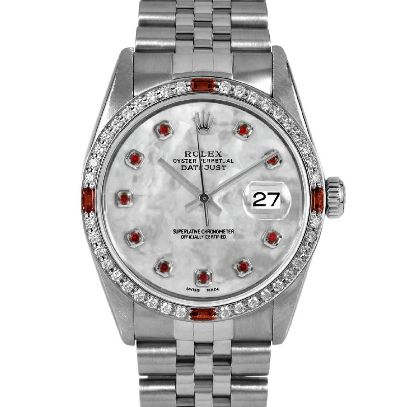 Rolex Datejust 36mm | 16014-WMOP-RBY-AM-4RBY-JBL