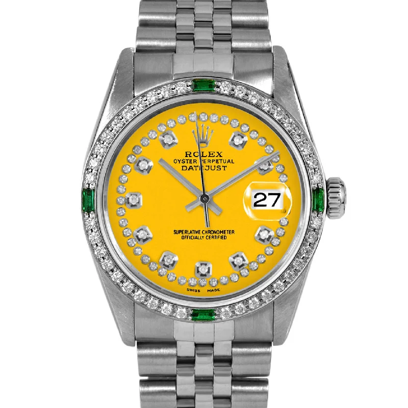 Rolex Datejust 36mm | 16014-YLW-STRD-4EMD-JBL