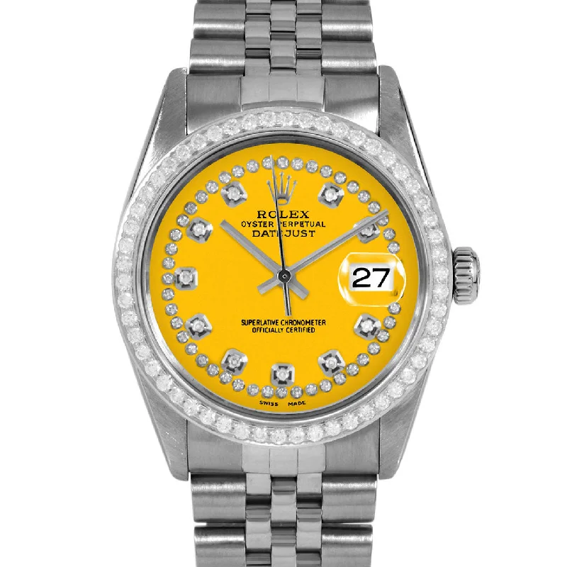 Rolex Datejust 36mm | 16014-YLW-STRD-BDS-JBL