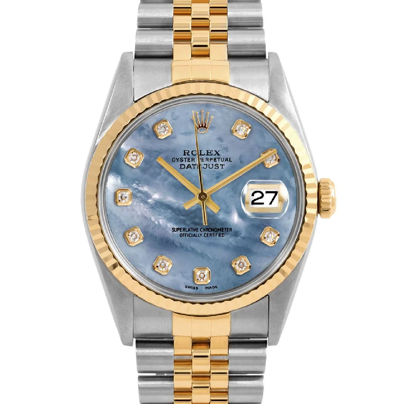 Rolex Datejust 36mm | 16233-BLMOP-DIA-AM-FLT-JBL