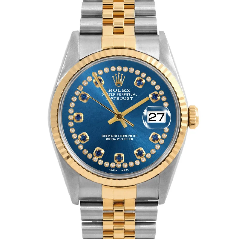 Rolex Datejust 36mm | 16233-BLU-STRS-FLT-JBL