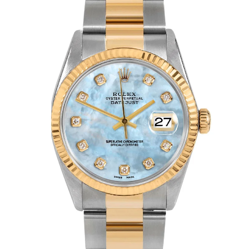 Rolex Datejust 36mm | 16233-LBMOP-DIA-AM-FLT-OYS