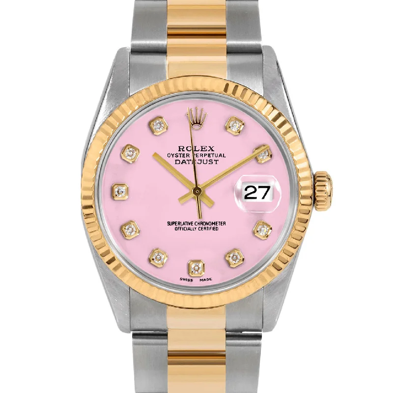 Rolex Datejust 36mm | 16233-PNK-DIA-AM-FLT-OYS