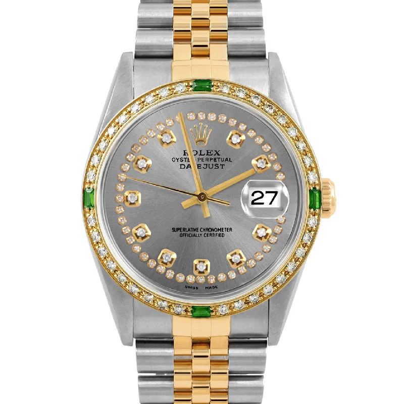 Rolex Datejust 36mm | 16233-SLT-STRD-4EMD-JBL