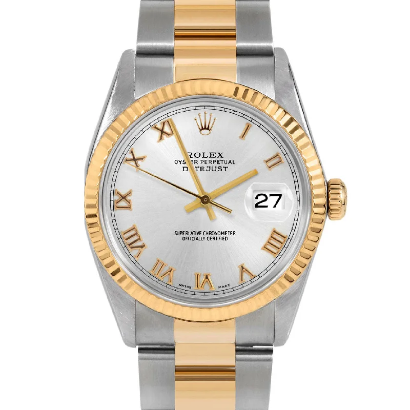 Rolex Datejust 36mm | 16233-SLV-ROM-FLT-OYS