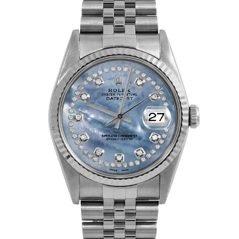 Rolex Datejust 36mm | 16234-BLMOP-STRD-FLT-JBL