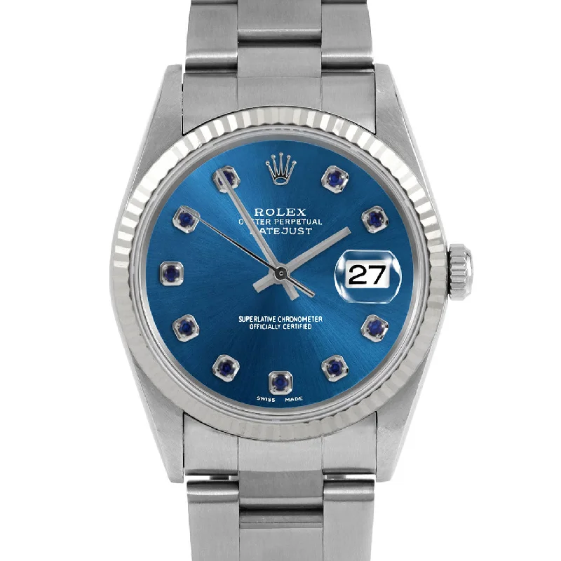 Rolex Datejust 36mm | 16234-BLU-SPH-AM-FLT-OYS