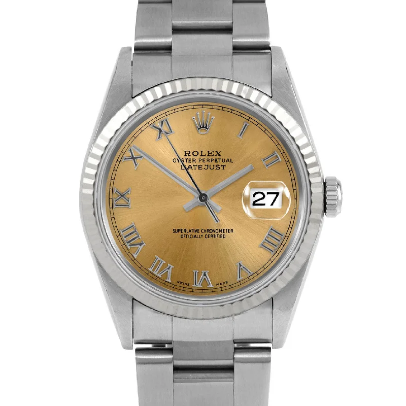 Rolex Datejust 36mm | 16234-CHM-ROM-FLT-OYS