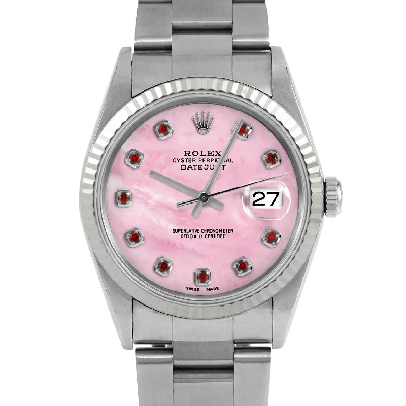 Rolex Datejust 36mm | 16234-PMOP-RBY-AM-FLT-OYS