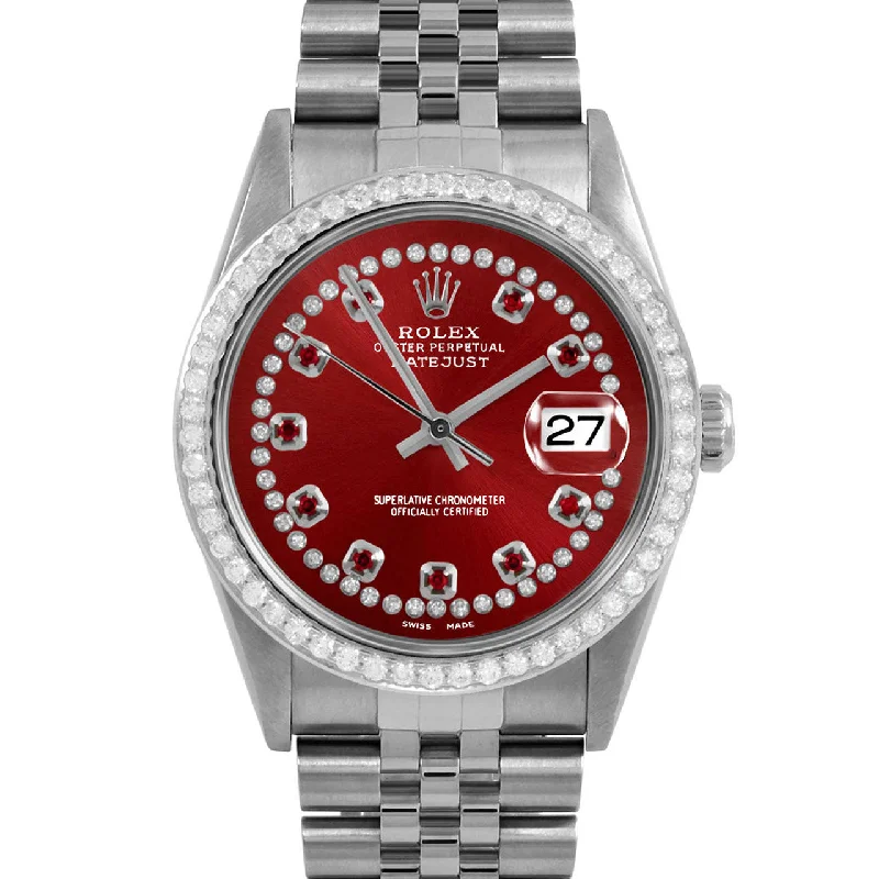 Rolex Datejust 36mm | 16234-RED-STRR-BDS-JBL