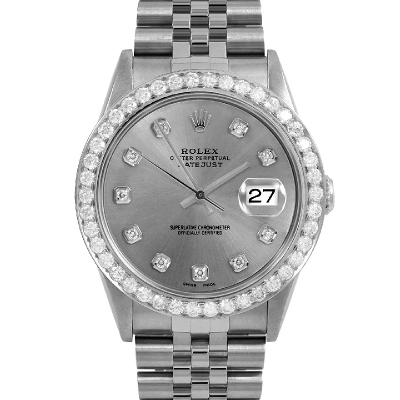 Rolex Datejust 36mm | 16234-SLT-DIA-AM-25CT-JBL