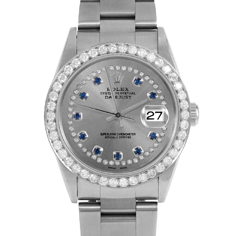 Rolex Datejust 36mm | 16234-SLT-STRS-25CT-OYS