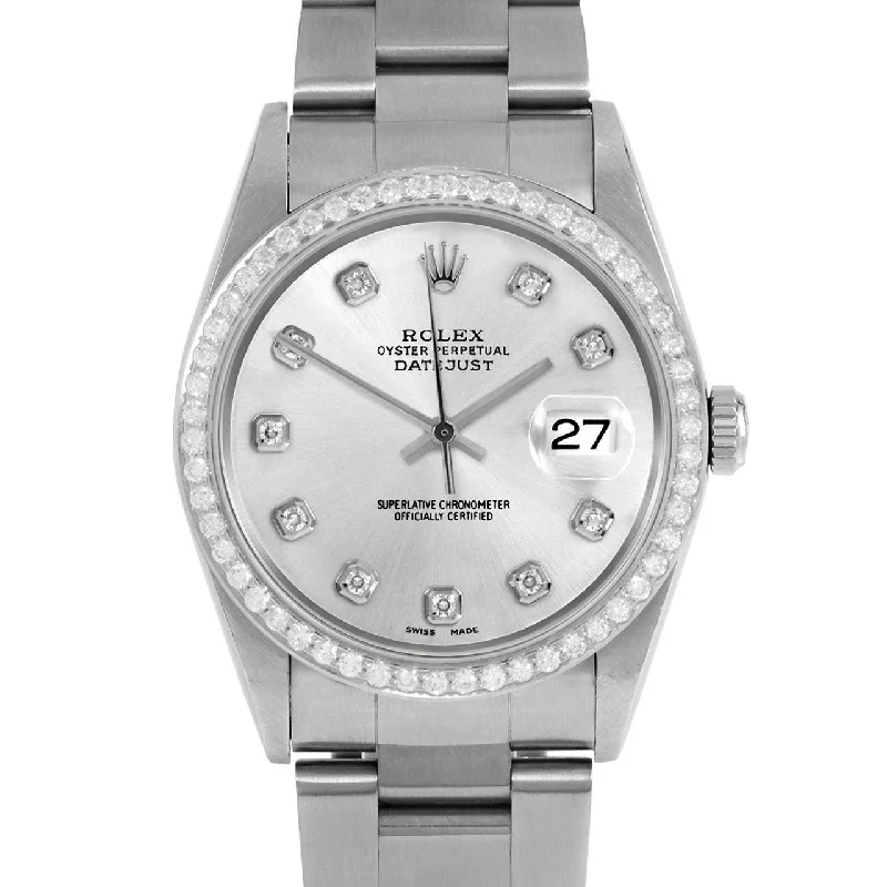 Rolex Datejust 36mm | 16234-SLV-DIA-AM-BDS-OYS