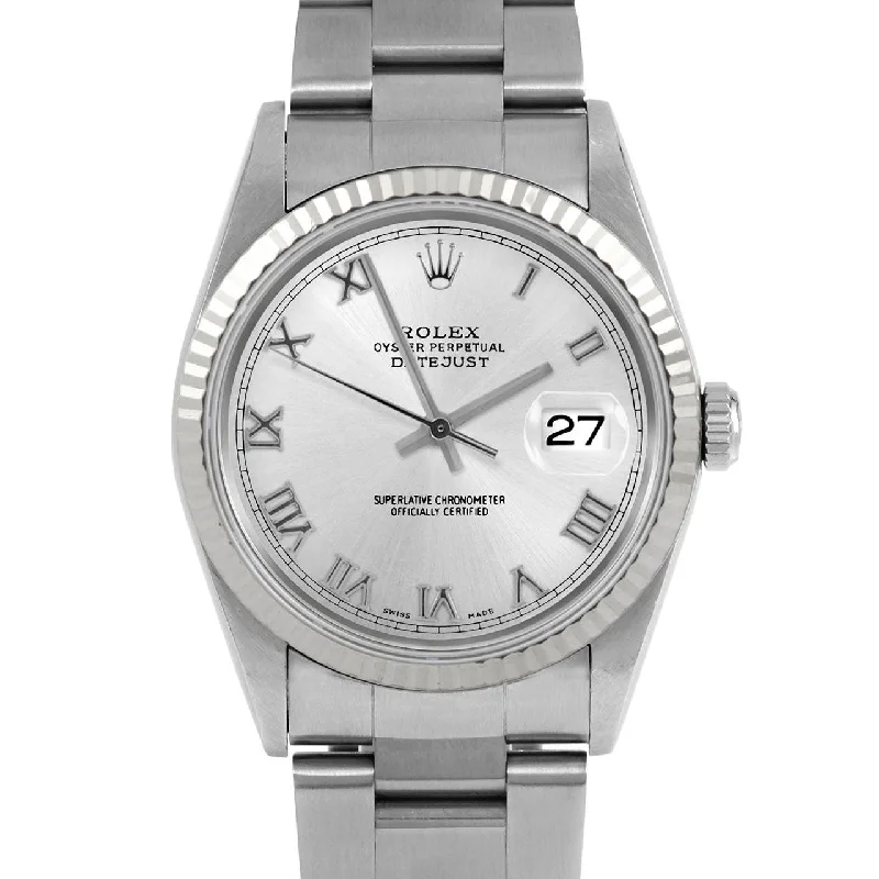 Rolex Datejust 36mm | 16234-SLV-ROM-FLT-OYS