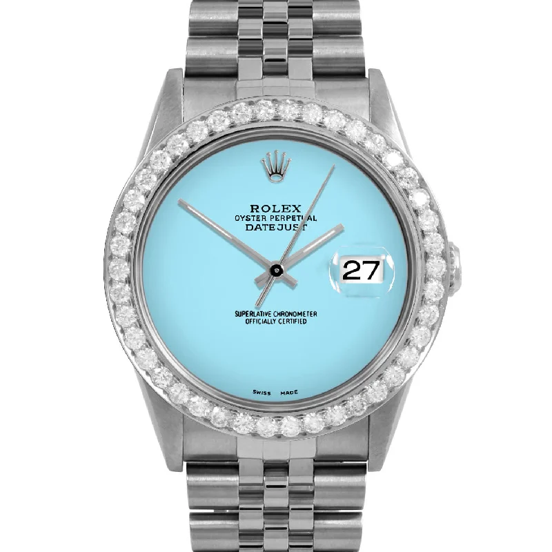 Rolex Datejust 36mm | 16234-TRQ-NOHM-25CT-JBL