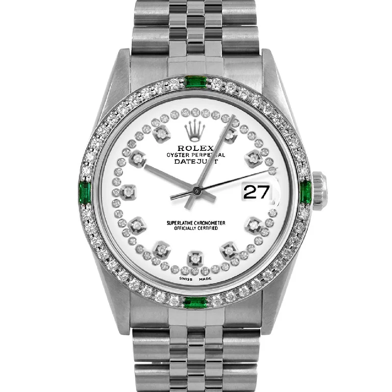 Rolex Datejust 36mm | 16234-WHT-STRD-4EMD-JBL