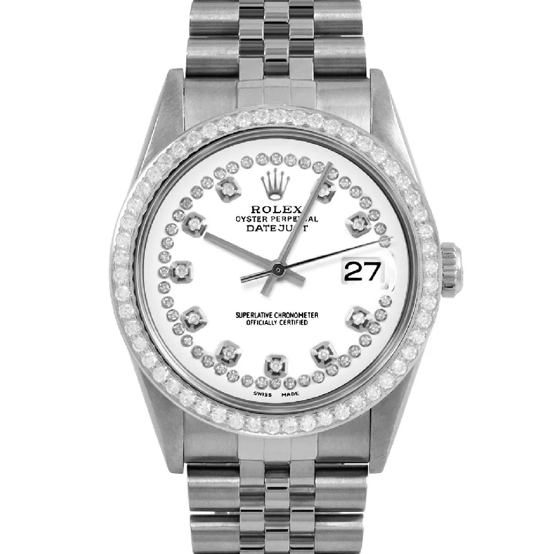 Rolex Datejust 36mm | 16234-WHT-STRD-BDS-JBL