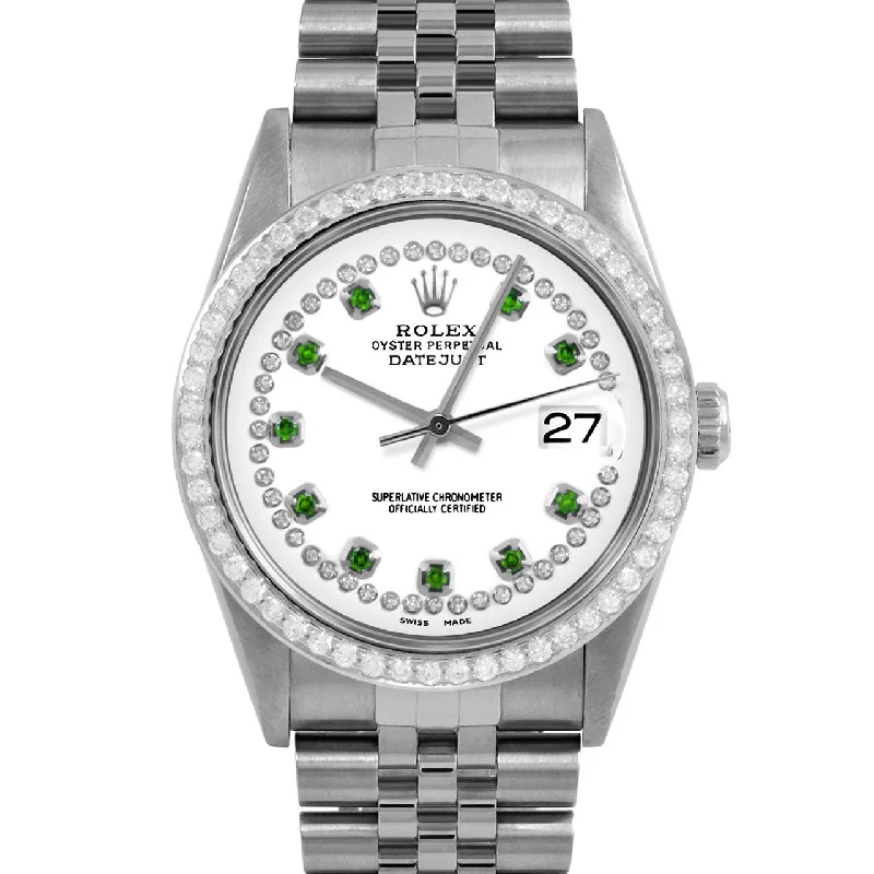 Rolex Datejust 36mm | 16234-WHT-STRE-BDS-JBL