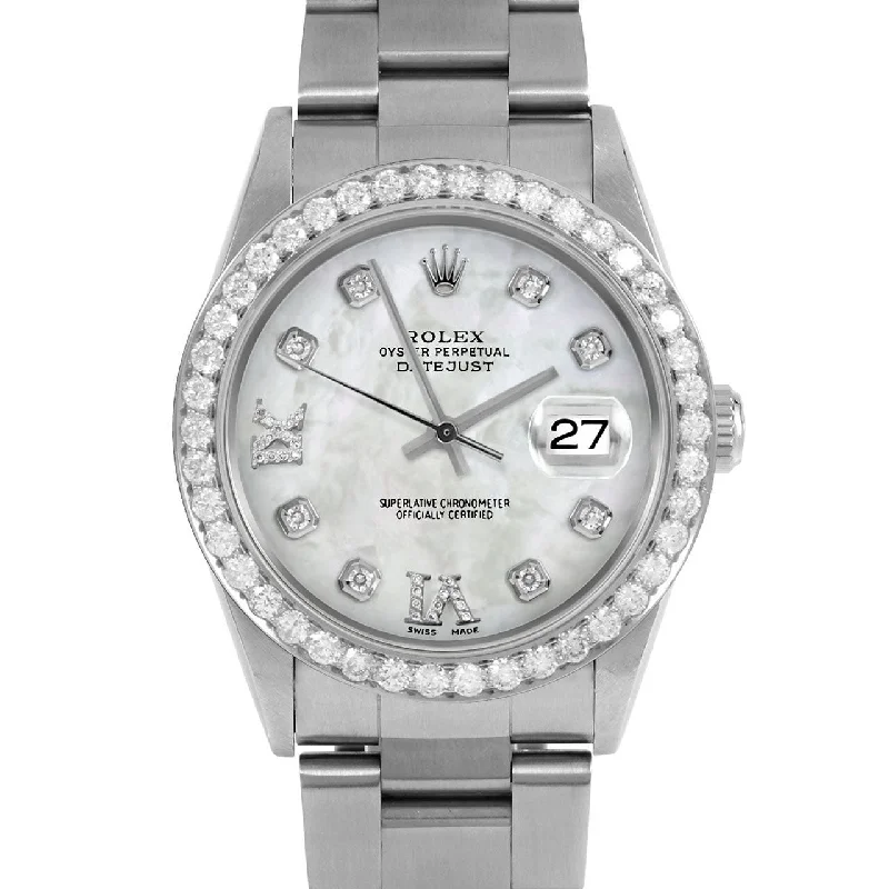 Rolex Datejust 36mm | 16234-WMOP-8DR69-25CT-OYS