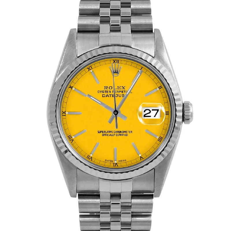 Rolex Datejust 36mm | 16234-YLW-STK-FLT-JBL