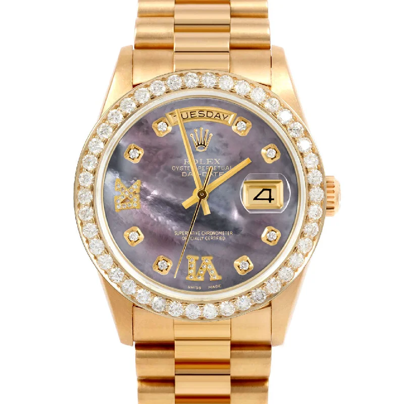 Rolex Day-Date 36mm | 18038-BMOP-8DR69-25CT-PRS