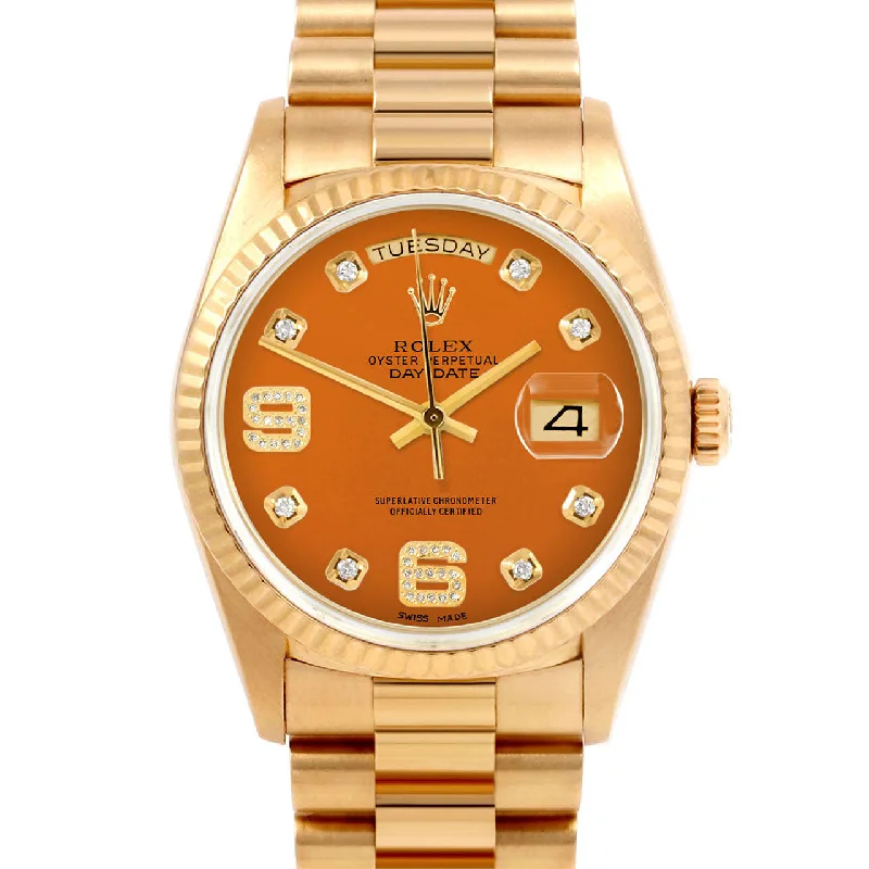 Rolex Day-Date 36mm | 18038-ORN-8DA69-FLT-PRS