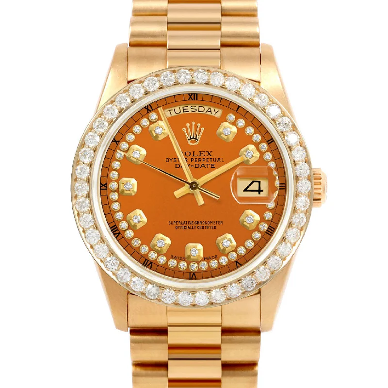 Rolex Day-Date 36mm | 18038-ORN-STRD-25CT-PRS