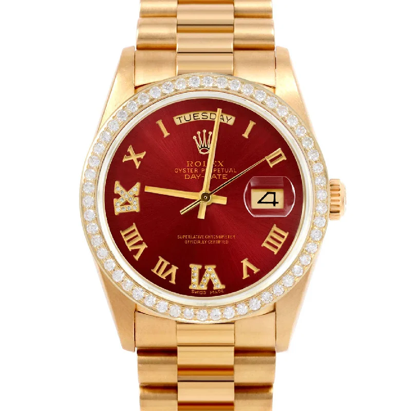 Rolex Day-Date 36mm | 18038-RED-RDR69-BDS-PRS