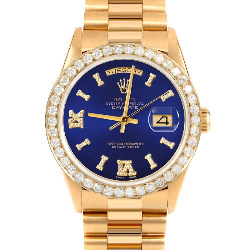 Rolex Day-Date 36mm | 18238-BLU-DR8I-25CT-PRS