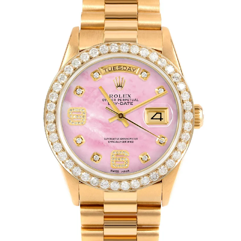 Rolex Day-Date 36mm | 18238-PMOP-8DA69-25CT-PRS