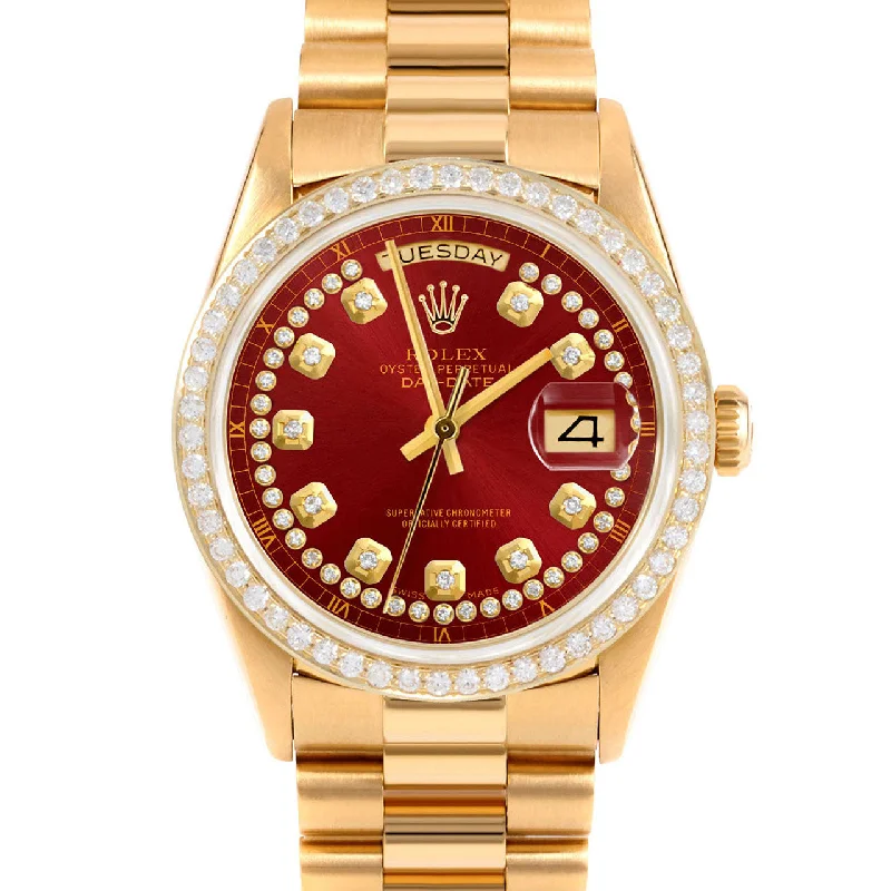 Rolex Day-Date 36mm | 18238-RED-STRD-BDS-PRS